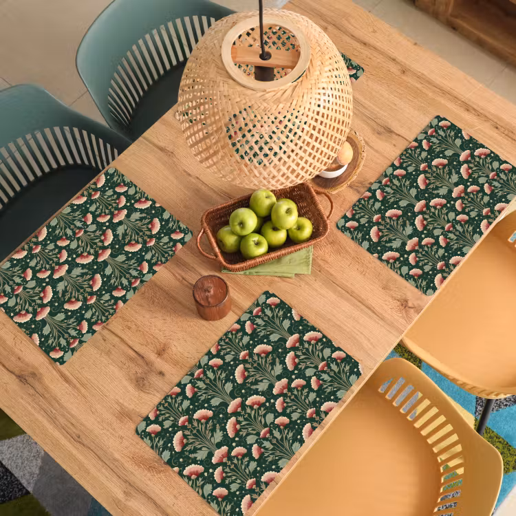Patroon - Botanisch - Kleurrijk Placemat vinyl groot 368 -zzsfeer5_Kitchenyeah-website