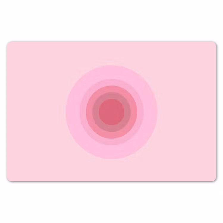 Patroon - Cirkels - Abstract - Roze - Modern Placemat vinyl groot -zzsfeer1_Kitchenyeah-website