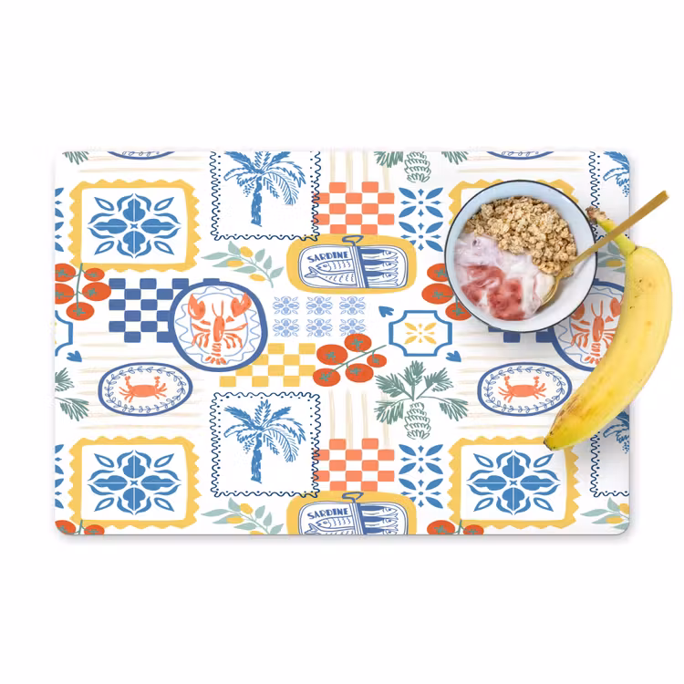 Zee - Sfeer - Tomaat - Mozaïek Placemat vinyl groot 368 -zzzproduct_Kitchenyeah-website