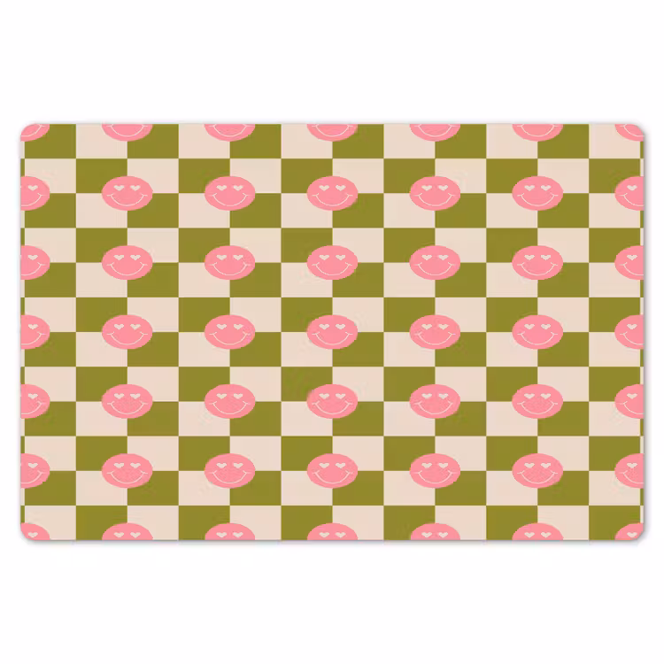 Patroon - Smileys - Blokken Placemat vinyl groot 368 -zzsfeer1_Kitchenyeah-website