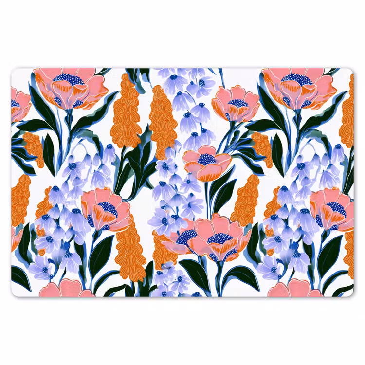 Patroon - Aquarel - Kleurrijk Placemat vinyl groot 368 -zzsfeer1_Kitchenyeah-website