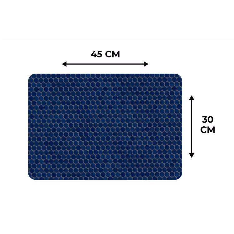Penny - Mozaïek - Donkerblauw Placemat vinyl groot 368 -specs