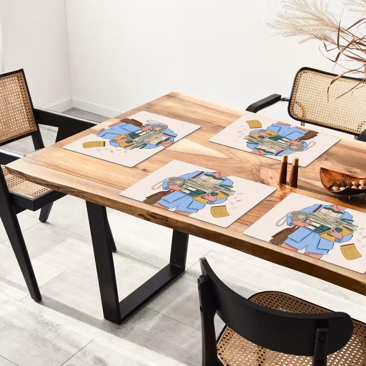 Mens - Kantoorartikelen - Werk - Modern Placemat vinyl groot -zzsfeer4_Kitchenyeah-website