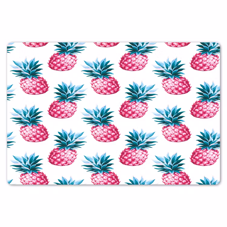 Ananas - Roze - Wit Placemat vinyl groot 368 -zzsfeer1_Kitchenyeah-website