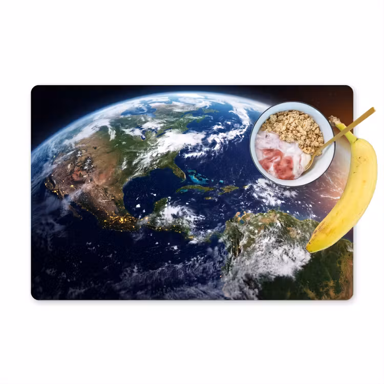 Placemat - 6 pieces - Planet - Space - Cosmos - Planeet - Ruimte - Kosmos Placemat vinyl groot