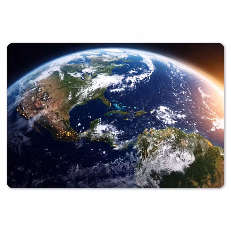 Placemat - 6 pieces - Planet - Space - Cosmos - Planeet - Ruimte - Kosmos Placemat vinyl groot