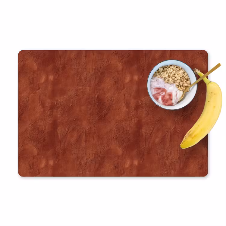 Stucwerk - Textuur  - Terracotta Placemat vinyl groot 368 -zzzproduct_Kitchenyeah-website