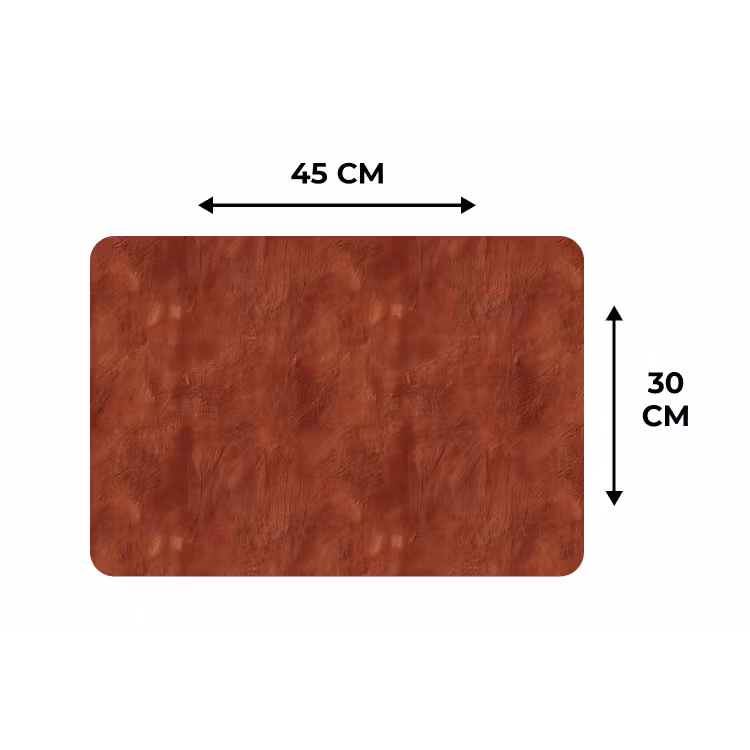 Stucwerk - Textuur  - Terracotta Placemat vinyl groot 368 -specs