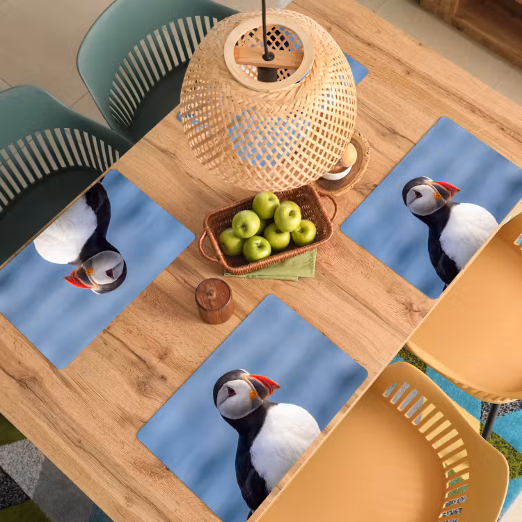 Papegaaiduiker - Portret - Natuur Placemat vinyl groot -zzsfeer5_Kitchenyeah-website
