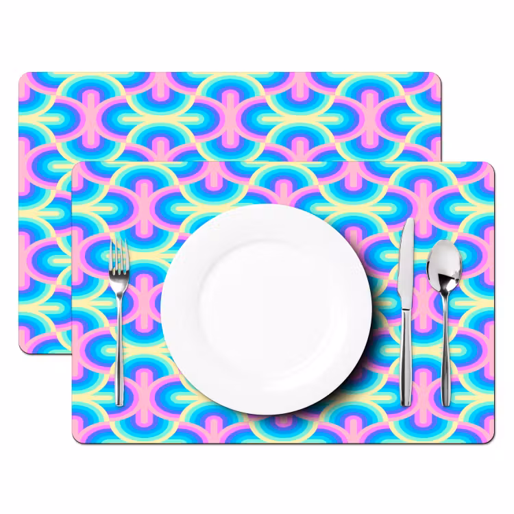 Regenboog - Neon - Kleuren Placemat vinyl groot 368 -zzsfeer2_Kitchenyeah-website