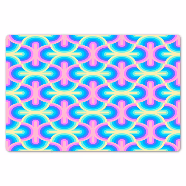 Regenboog - Neon - Kleuren Placemat vinyl groot 368 -zzsfeer1_Kitchenyeah-website