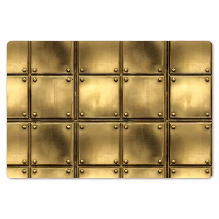 Platen - Industrieel - Stoer - Goud Placemat vinyl groot 368 -zzsfeer1_Kitchenyeah-website