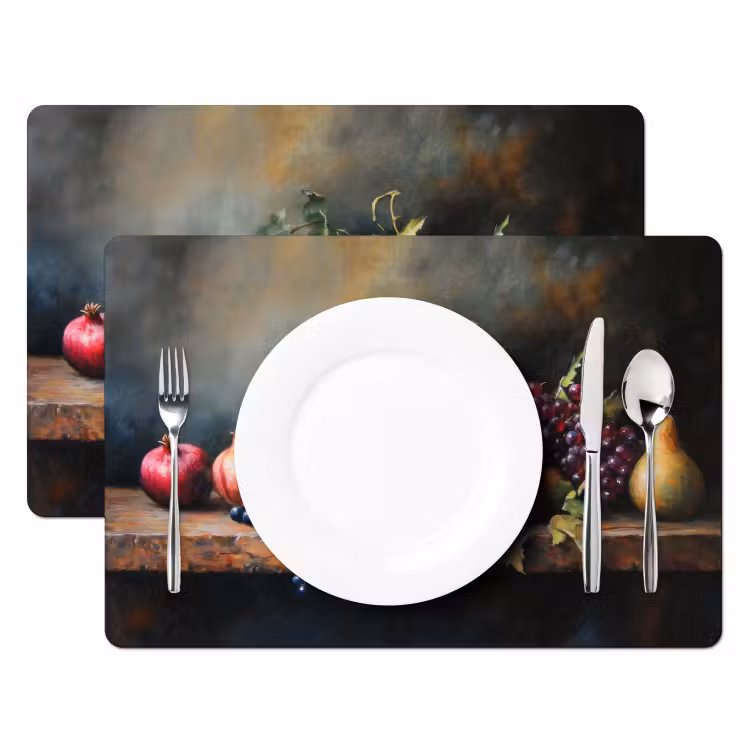 Rustiek - Stilleven - Fruit Placemat vinyl groot -zzsfeer2_Kitchenyeah-website