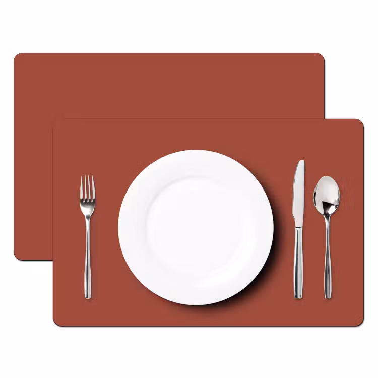 Rustic - Terracotta - Oranje Placemat vinyl groot 368 -zzsfeer2_Kitchenyeah-website