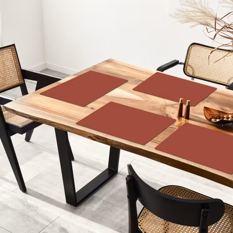 Rustic - Terracotta - Oranje Placemat vinyl groot 368 -zzsfeer4_Kitchenyeah-website