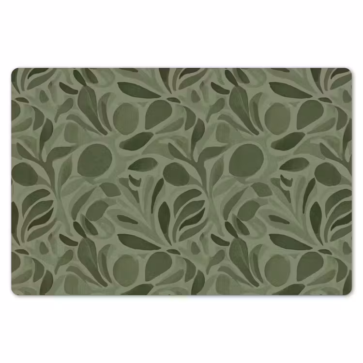 Sereen - Bladeren - Groen Placemat vinyl groot 368 -zzsfeer1_Kitchenyeah-website