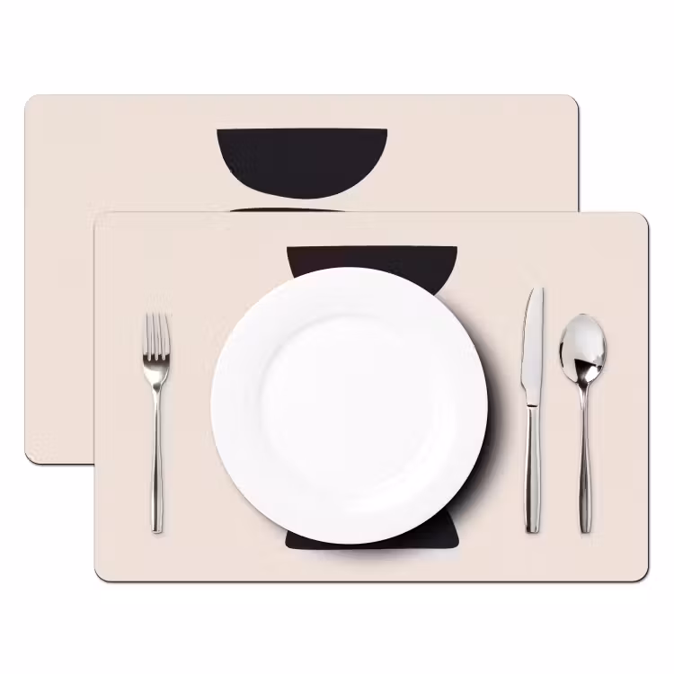 Placemat - 6 pieces - Shapes - Abstract - Modern - Vormen - Abstract - Modern Placemat vinyl groot