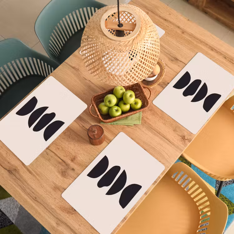 Placemat - 6 pieces - Shapes - Abstract - Modern - Vormen - Abstract - Modern Placemat vinyl groot