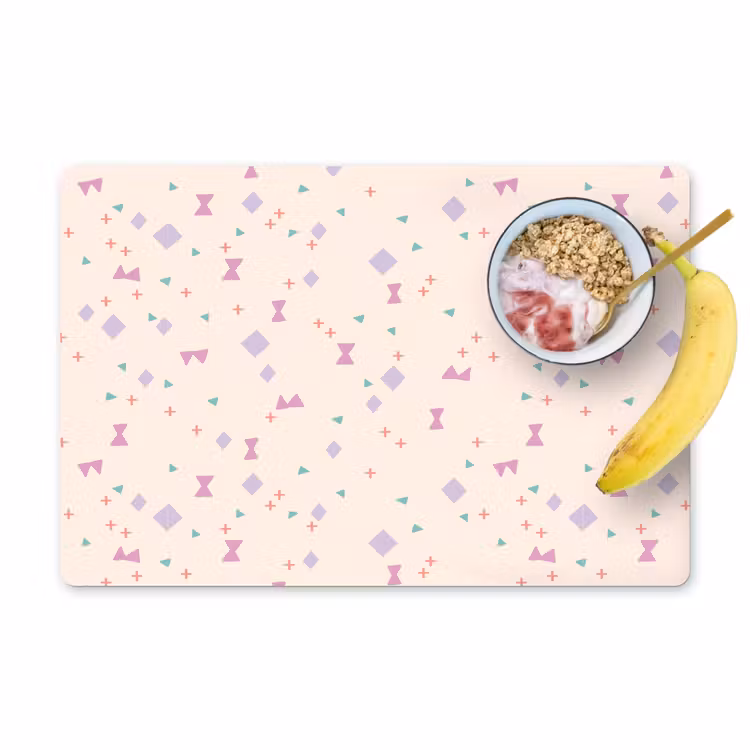 Vormen - Zalmroze - Patroon Placemat vinyl groot 368 -zzzproduct_Kitchenyeah-website