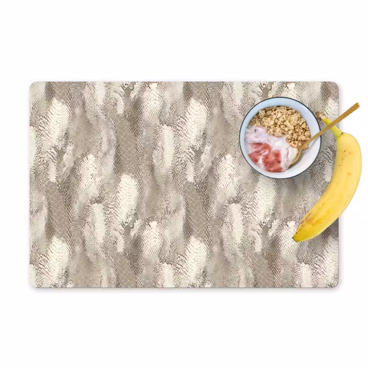 Slang - Textuur - Zand Placemat vinyl groot 368 -zzzproduct_Kitchenyeah-website