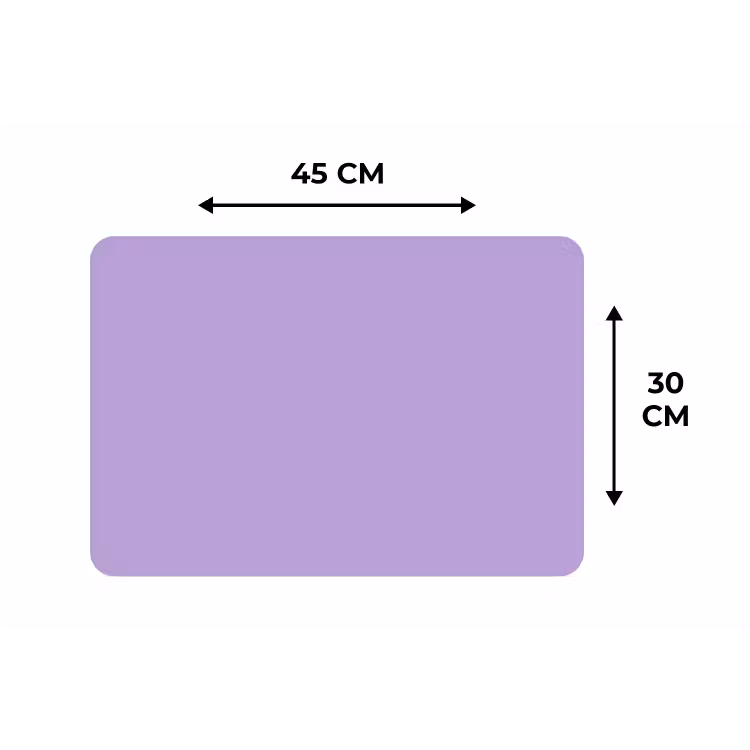 Soft - Lavender - Paars Placemat vinyl groot 368 -specs