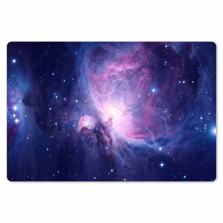 Ruimte - Sterren - Kleurrijk Placemat vinyl groot -zzsfeer1_Kitchenyeah-website