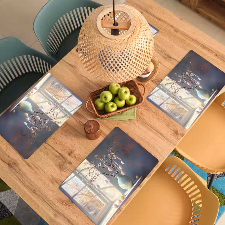 Stilleven - Vaas - Paastak Placemat vinyl groot -zzsfeer5_Kitchenyeah-website