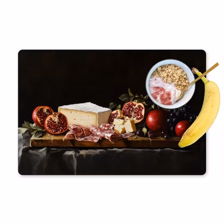 Stilleven - Vintage - Borrelplank Placemat vinyl groot -zzzproduct_Kitchenyeah-website