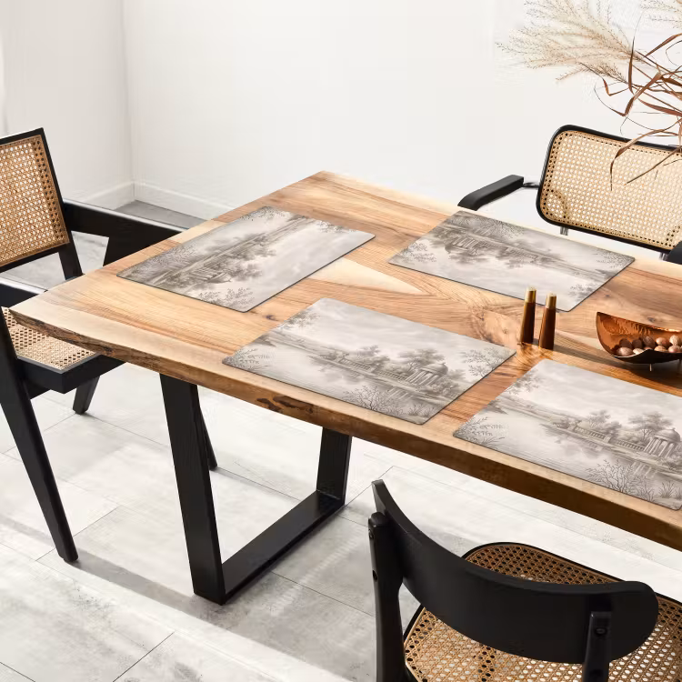 Terras - Water - Natuur - Landschap Placemat vinyl groot -zzsfeer4_Kitchenyeah-website