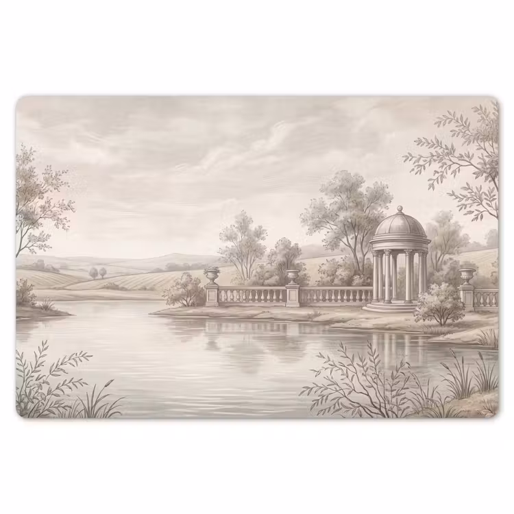 Terras - Water - Natuur - Landschap Placemat vinyl groot -zzsfeer1_Kitchenyeah-website