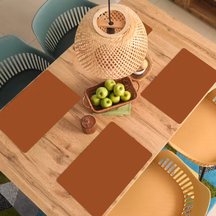 Terracotta - Bruin - Palet - Effen - Kleuren - Kleur Placemat vinyl groot 368 -zzsfeer5_Kitchenyeah-website