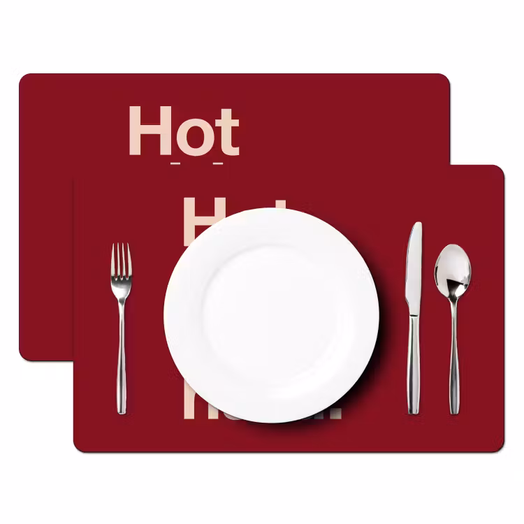 Tekst - Studie - Motivatie - Modern - Rood Placemat vinyl groot -zzsfeer2_Kitchenyeah-website