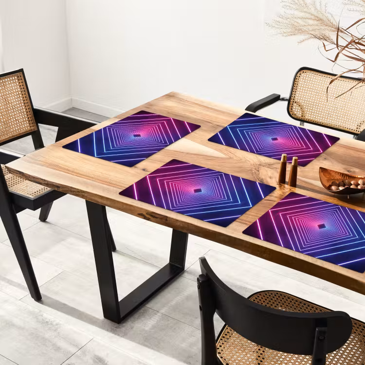 Driedimensionaal - Tunnel - Ruimte Placemat vinyl groot -zzsfeer4_Kitchenyeah-website