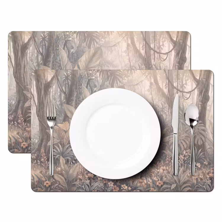Tijger - Welp - Jungle - Illustratie - Dieren Placemat vinyl groot -zzsfeer2_Kitchenyeah-website