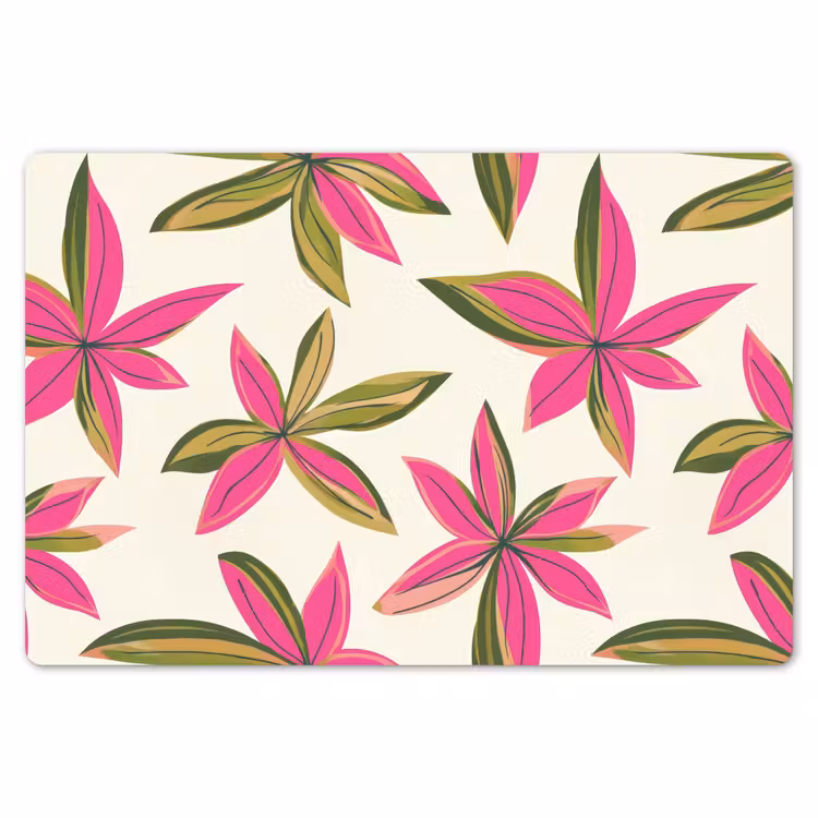 Tropisch - Bloem - Roze Placemat vinyl groot 368 -zzsfeer1_Kitchenyeah-website