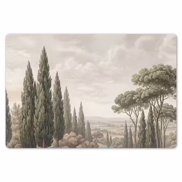 Vallei - Bos - Natuur - Groen Placemat vinyl groot -zzsfeer1_Kitchenyeah-website