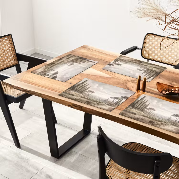 Vallei - Tuin - Natuur - Groen Placemat vinyl groot -zzsfeer4_Kitchenyeah-website