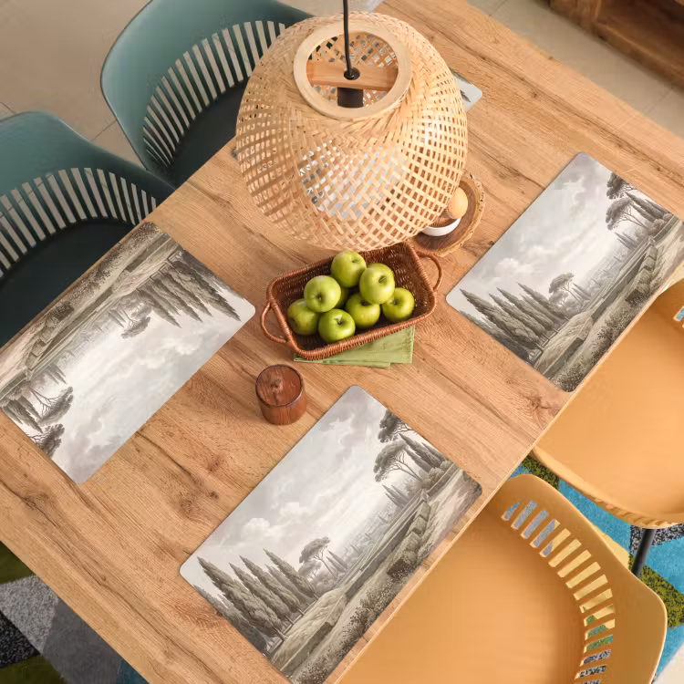 Vallei - Tuin - Natuur - Groen Placemat vinyl groot -zzsfeer5_Kitchenyeah-website