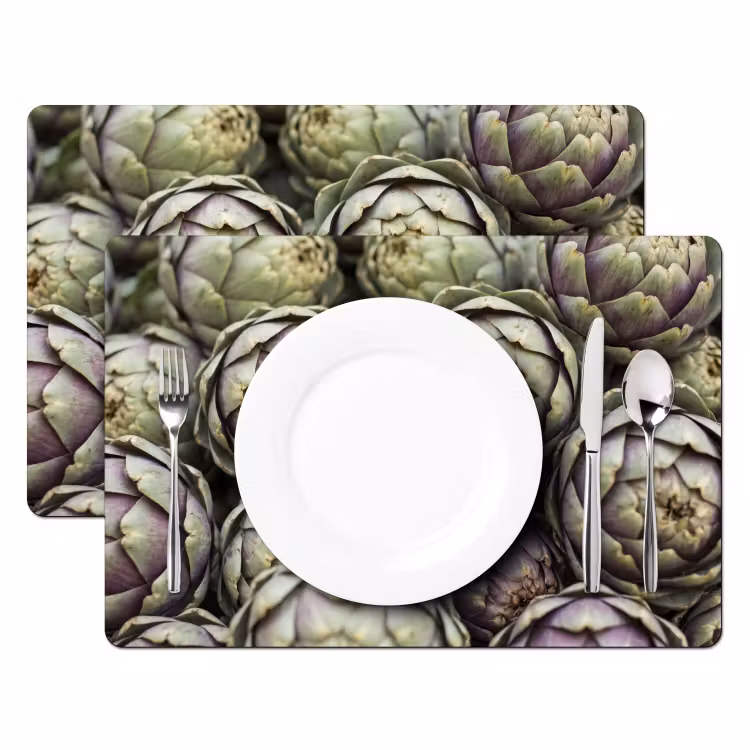 Placemat - 6 pieces - Vegetables - Fresh - Food - Groenten - Vers - Eten Placemat vinyl groot