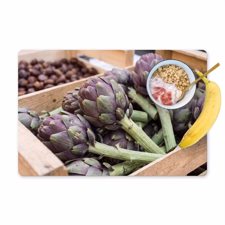 Placemat - 6 pieces - Vegetables - Market - Fresh - Groenten - Markt - Vers Placemat vinyl groot