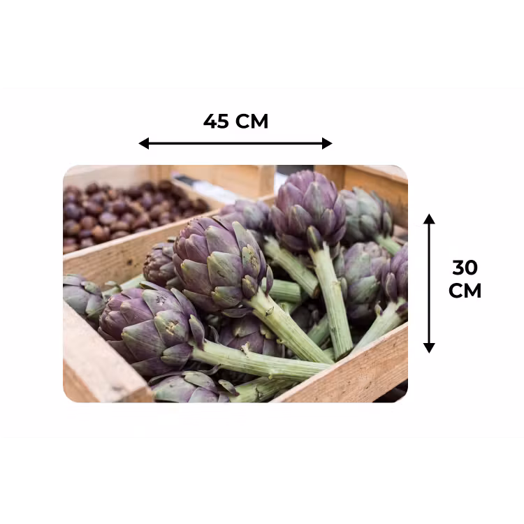 Placemat - 6 pieces - Vegetables - Market - Fresh - Groenten - Markt - Vers Placemat vinyl groot
