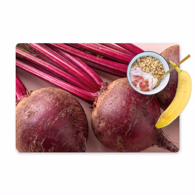 Placemat - 6 pieces - Vegetables - Red - Fresh - Groente - Rood - Vers Placemat vinyl groot
