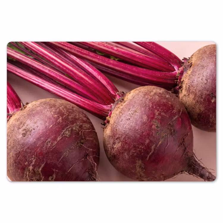 Placemat - 6 pieces - Vegetables - Red - Fresh - Groente - Rood - Vers Placemat vinyl groot