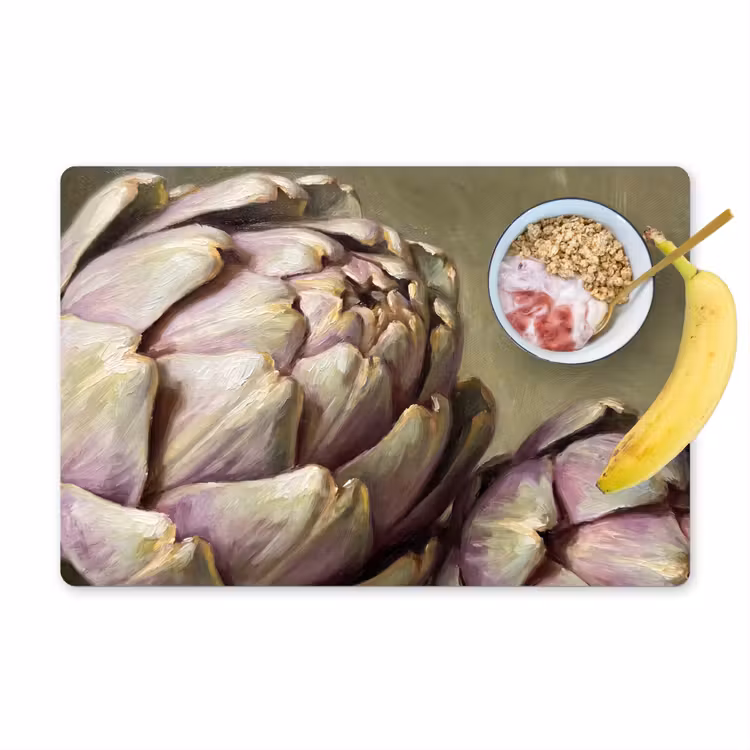 Placemat - 6 pieces - Vegetables - Still Life - Painting - Groente - Stilleven - Schilderij Placemat vinyl groot