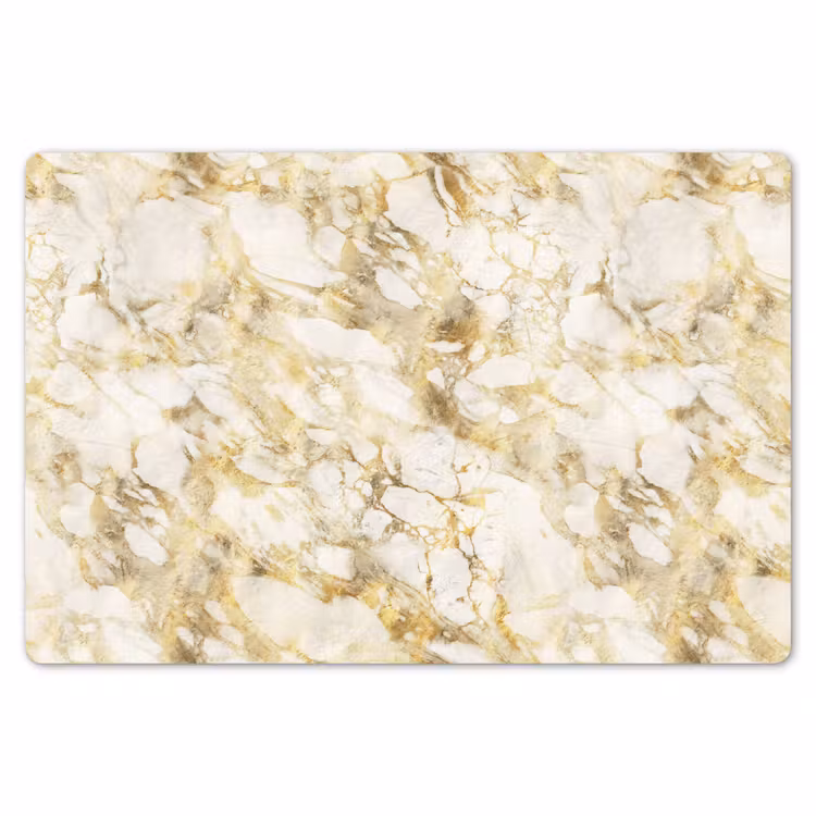 Warm - Gouden - Marmer - Patroon Placemat vinyl groot 368 -zzsfeer1_Kitchenyeah-website