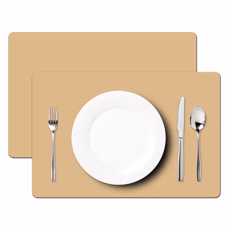 Warm - Sand - Nude Placemat vinyl groot 368 -zzsfeer2_Kitchenyeah-website