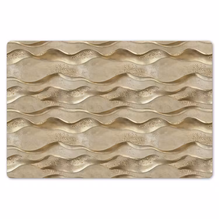 Golven - Patroon - Goud Placemat vinyl groot 368 -zzsfeer1_Kitchenyeah-website
