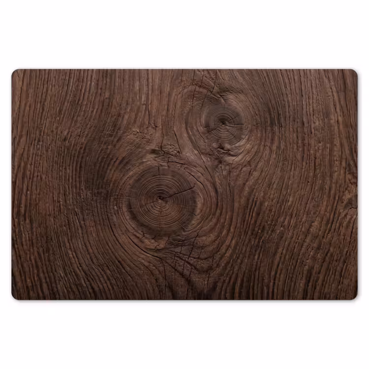 Houtnerf - Textuur - Patroon - Bruin - Rustiek Placemat vinyl groot -zzsfeer1_Kitchenyeah-website