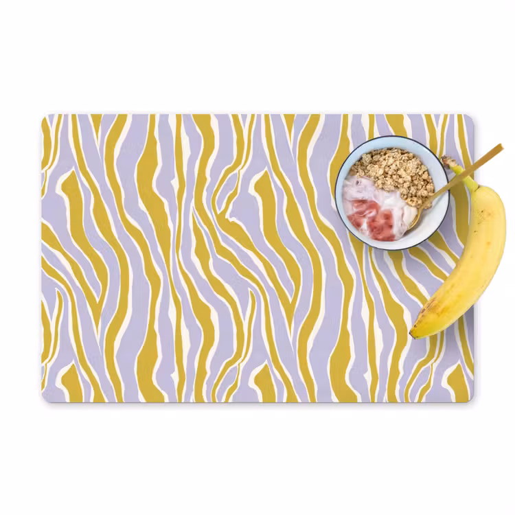 Zebra - Modern - Meerkleurig Placemat vinyl groot 368 -zzzproduct_Kitchenyeah-website