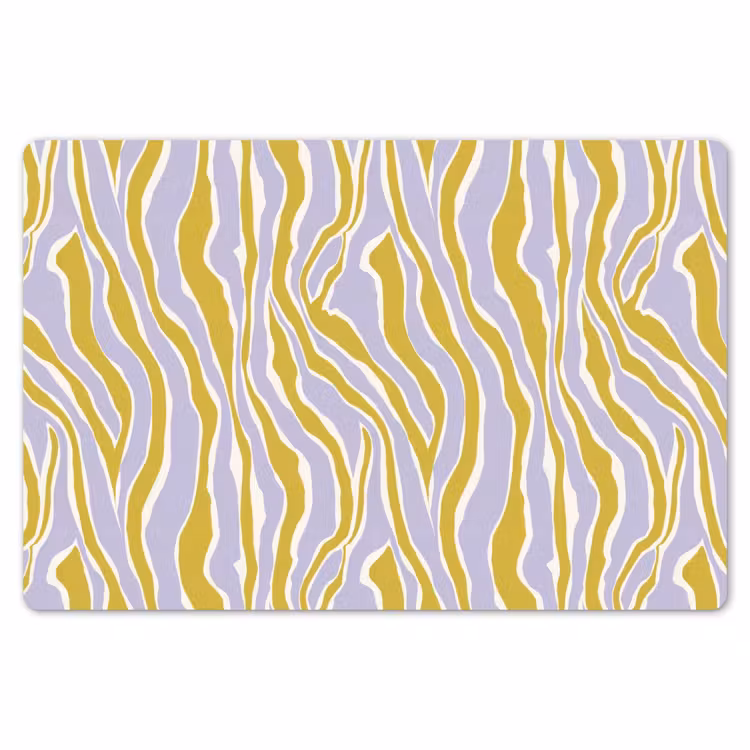 Zebra - Modern - Meerkleurig Placemat vinyl groot 368 -zzsfeer1_Kitchenyeah-website